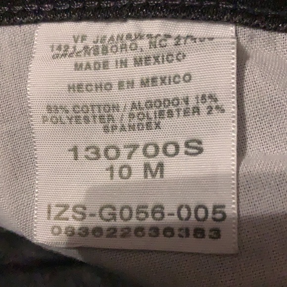 Riders boot cut black distressed denim pants - Picture 3 of 6